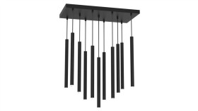 Lampa Wisząca Monza Black 11Xg9 Max 8W Led Mlp8844 Milagro