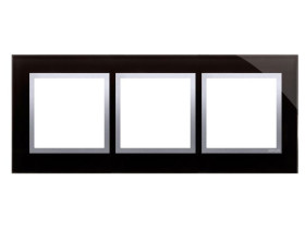 SIMON 54 Ramka 3 potrójna Nature-Szkło KSIĘŻYCOWA LAWA IP20/IP44* (*IP44-należy zastosować zestaw uszczelek DUN3) DRN3/74 KONTAK