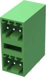 Degson 15EDGRH-3.5-04P-14-00A(H) Obudowa złącza pin męskiego na PCB, piny: 4, NaN A, 1 szt.