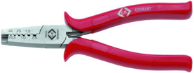 Crimping pliers for wire end ferrules, 0.25-2.5 mm², AWG 23-13, C.K Tools 430005