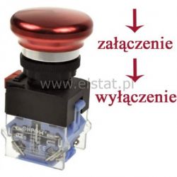 Przycisk stabilny, grzyb LAS0-K-11ZM/R 22mm