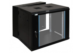 Szafa RACK 9U wisząca złożona podwójna 600x600, Pulsar RWD966
