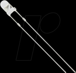 3034R1C-CSC-C LED, 3mm, wired, red, 4000 mcd, 25°