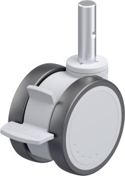Blickle 935730 LKDG-PATH 100K-FI-ZA51 Podwójna rolka z tworzywa sztucznego Średnica koła: 100 mm Maksymalne obciążenie: