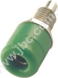 RC-170 GN Gniazdo izolowane, 4mm, mont.M6, przyłącze lutowane, zielony, RC170GN, WYPRZEDAŻ