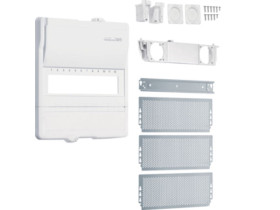 volta.hybrid Zestaw dla wielkości 601 12M 3x płyta montażowa bez gniazda VZ01NWH HAGER