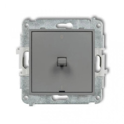 ICON Mechanizm łącznika dwubiegunowego w stylu amerykańskim szary mat 27IWPUS-9