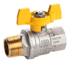 Zawór kulowy korpus mosiężny BSPP 40bar 1/2cal 580psi RS PRO