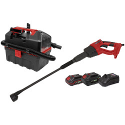 Sealey CP20VCOMBO11 2 x SV20 Series Cordless Car Cleaning Combo Kit 20V 2 Batts