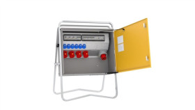 Rozdzielnica Budowlana Elbox-L W63-004006 V2 Ip44 Wtyk Cee 63A-5P Gniazda:...