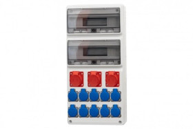 Rozdzielnica LEGATO 32M - gniazda 3x32A 5p, 10x230V /32 moduły/