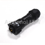 Złącze wielostykowe przemysłowe 3-pinowe Montaż na kablu Wtyczka Amphenol Industrial