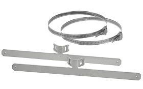 Opaska zaciskowa średnica wew 60 → 150mm Zestaw zacisków do węży HENSEL Stal nierdzewna