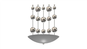 Kinkiet Perla Silver 10W Led Ml855 Milagro