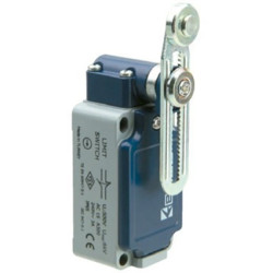 Łącznik L52 w obudowie metalowej, 1NC+1NO, krótka regulowana dźwignia z rolką metalową, T0-L52K13MEM122