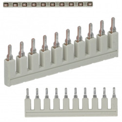 WAGO 2004-410 Mostek grzebieniowy, zwieracz do złączek ZUG 4mm2 WAGO TOPJOBS 10-torowy 32A jasnoszary