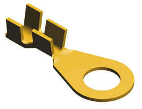 Zacisk oczkowy rozmiar przewodu 1.4mm² Ø #10 nieizolowany średnica wew 5mm TE Connectivity