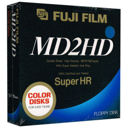 5,25" Diskettes HD "Fuji Film Super HR color" (blue)