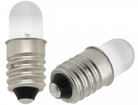 LAMPA LED E10 CZERWONA