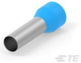 Insulated wire end ferrule, 16 mm², 28 mm/18 mm long, DIN 46228-4, blue, 2-966067-7