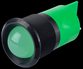 Q22P1BXXG24AE Indicator LED, 24 V AC/DC, 22 mm, FASTON, green/BlC