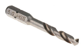 Wiertło Ø: 5mm dł: mm HSS RS PRO Wiertło kręte
