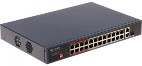 Switch PoE 24-portowy 100Mbps + SFP (niezarządzalny) DS-3E0326P-E/M(C)