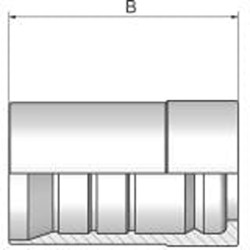 Złączka hydrauliczna, Stal