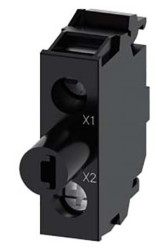 Moduły podświetlające styków Siemens SIRIUS ACT blokada Blok świetlny 24 → 240V ac/dc LED, przyłącze śrubowe