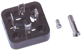 Złącze zaworu elektromagnetycznego A 3P+E 400 V AC/DC Męski Montaż ścienny Hirschmann