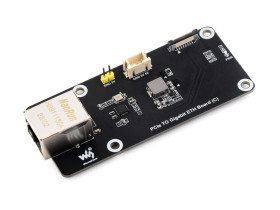 Waveshare PCIe TO Gigabit ETH Board (C) For Raspberry Pi 5, Supports Raspberry Pi OS, Driver-Free, Plug And Play, Raspberry Pi 5