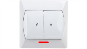 Akcent Łącznik Żaluzjowy Z Podświetleniem Biały Łp-7As/00