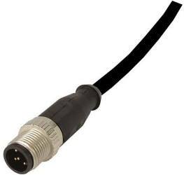 Przewód czujnik-siłownik ze złączem Złącze M12 liczba rdzeni 4 długość 10m Rodzaj A Żeńskie Złącze B Złącze M12