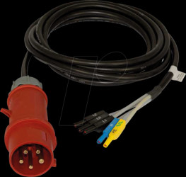 Z570C CEE adapter cable for E-Mobility installation testers, 32 A