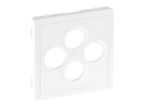 VALENA LIFE Plakietka gniazda TV-R-SAT-SAT biała 754810 LEGRAND