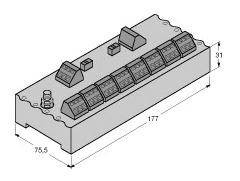 Moduł dystrybutora Turck JRBS-40SC-8C/EX 6611453 1 szt.