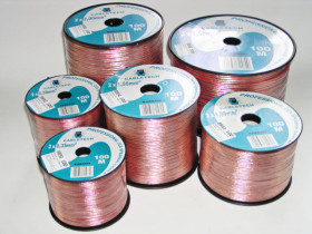 Przewód głośnikowy 2x0.75mm² CCA 100m