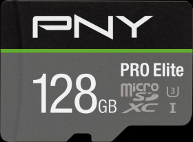 P-SDU128V31100PRO-GE microSDXC memory card, 128GB, Pro Elite