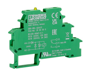 Przekaźnik z interfejsem 24V dc Phoenix Contact SPDT Szyna DIN Przekaźnik mocy Śruba