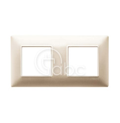 Ramka ozdobna Plana, 2+2M, Matt Champagne, 14643.22