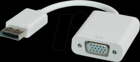 12.03.3146 DisplayPort adapter, DP plug to VGA socket