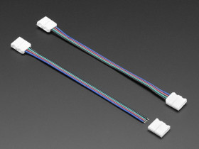 Adafruit Solderless DotStar and Analog RGB LED Strip Clip Sampler