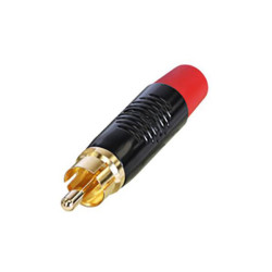 Rean RF2C-B-2 RCA Connector 1pc Gold-Plated Durable Audio Quality