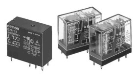 Przekaźnik mocy 9V ac DPST Omron 530mW, montaż PCB 153Ω