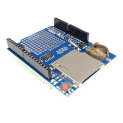 Shield Data Logger RTC DS1307 slot SD Arduino UNO rejestrator danych