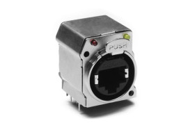 Złącze XLR 8 -pinowe Montaż na panelu XLR Żeński Metal