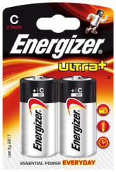 bateria alkaliczna Energizer Ultra+ LR14/C (blister) - 2 sztuki