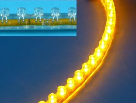 LISTWA SAMOCHOD.LED 12V 24cm YELLOW