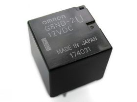 OMRON G8ND-2U (2UK) 12V 25A przekaźnik samochodowy napłytkowy PCB 2x SPDT H-BRIDGE