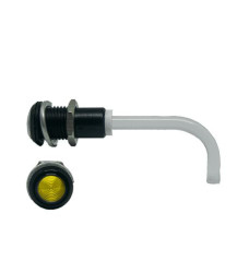 Światłowód do LED, sztywny, kątowy, dł. 50.7mm, Bivar